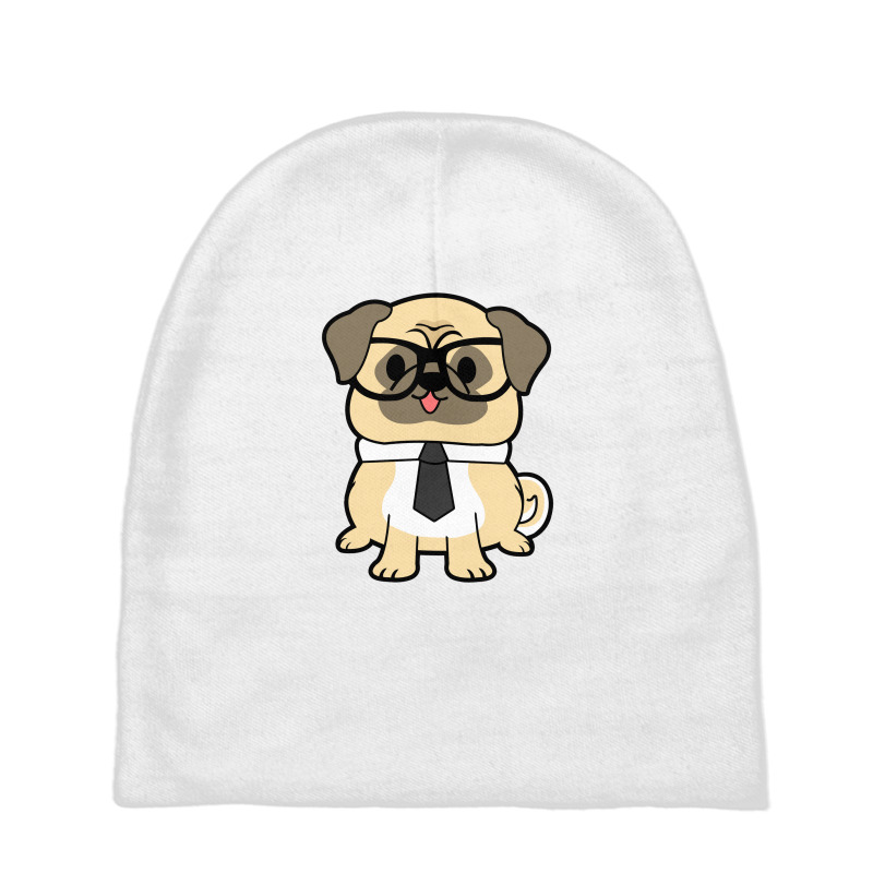 Office Pug In Suit Baby Beanies by kisahnabi | Artistshot