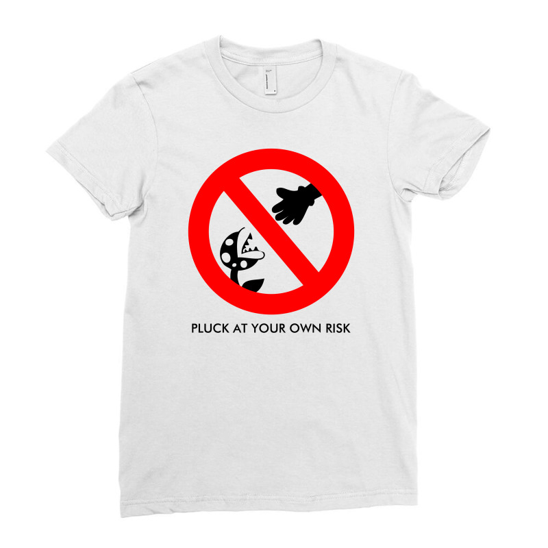 Pluck At Your Own Risk Ladies Fitted T-Shirt by Specstore | Artistshot