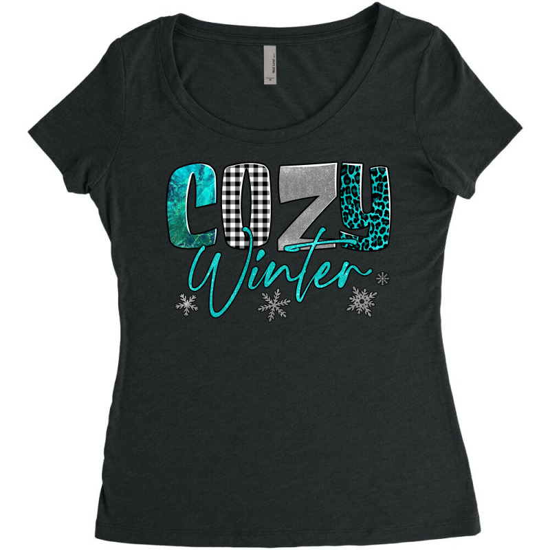 Cozy Winter Women's Triblend Scoop T-shirt | Artistshot