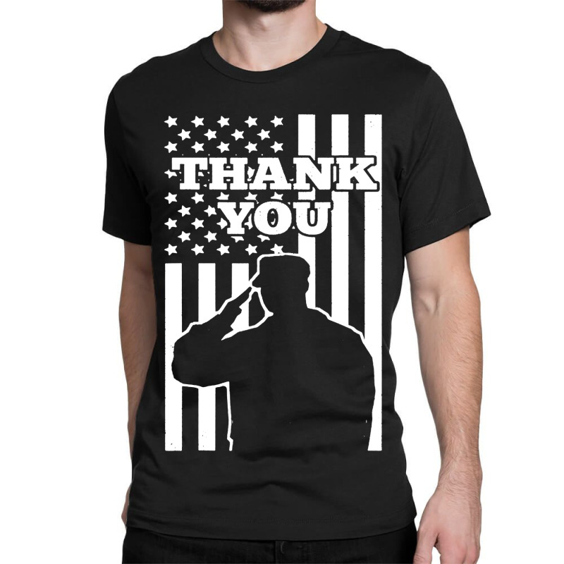 Thank You Veterans Classic T-shirt by Firework Tess | Artistshot