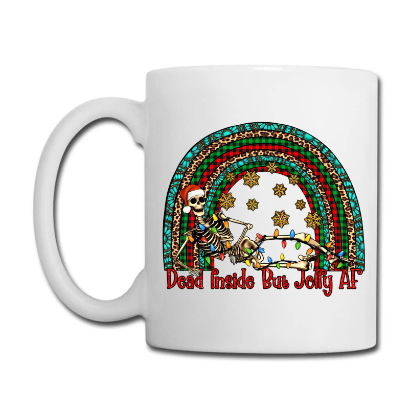 Dead Inside But Jolly Af Rainbow Coffee Mug | Artistshot