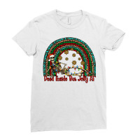 Dead Inside But Jolly Af Rainbow Ladies Fitted T-shirt | Artistshot