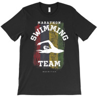 Womens Marathon Swimming Mauritius Water Sports Swimmer T Shirt T-shirt | Artistshot