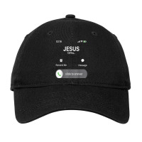 Jesus Is Calling Mobile Jesus God Religious Birthday Gifts Adjustable Cap | Artistshot