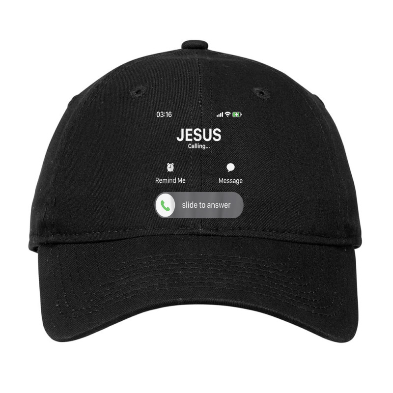 Jesus Is Calling Mobile Jesus God Religious Birthday Gifts Adjustable Cap by Aria-Proctor | Artistshot