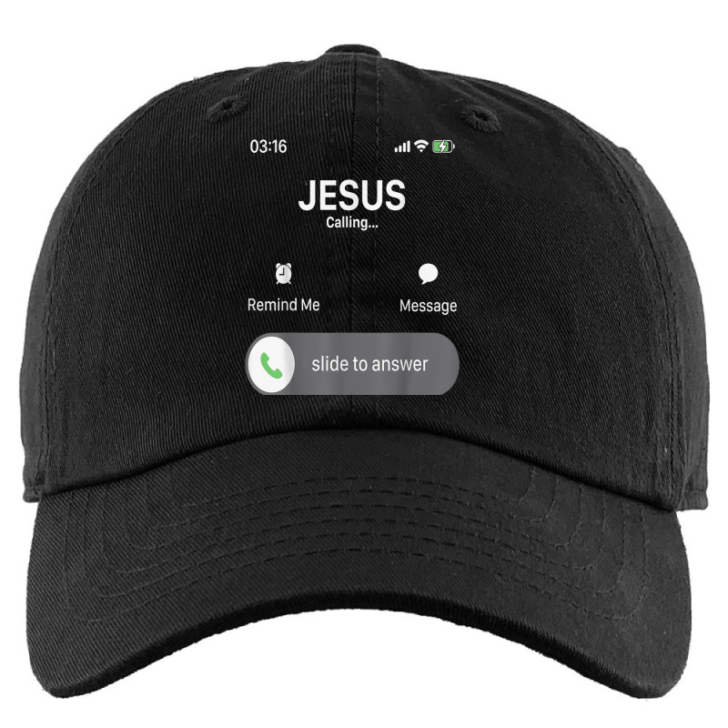 Jesus Is Calling Mobile Jesus God Religious Birthday Gifts Kids Cap by Aria-Proctor | Artistshot