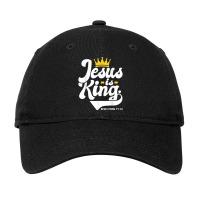 Jesus Is King Revelation 1714 - Christian Religious Bible Characters V Adjustable Cap | Artistshot