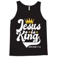 Jesus Is King Revelation 1714 - Christian Religious Bible Characters V Tank Top | Artistshot