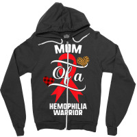 Mom Hemophilia Awareness Leopard Buffalo Plaid Family Gift T Shirt Zipper Hoodie | Artistshot