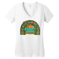 Desert Vibes Westerm Rainbow Women's V-neck T-shirt | Artistshot