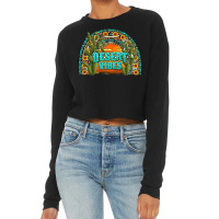 Desert Vibes Westerm Rainbow Cropped Sweater | Artistshot