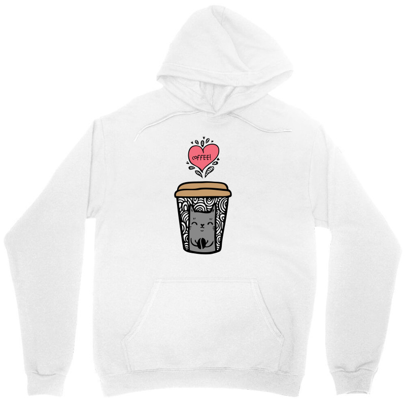 Coffee Cat Unisex Hoodie | Artistshot