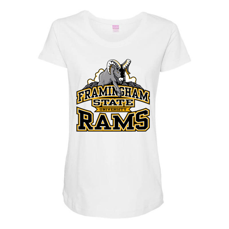 Framingham State Maternity Scoop Neck T-shirt by juniorT-shirt | Artistshot