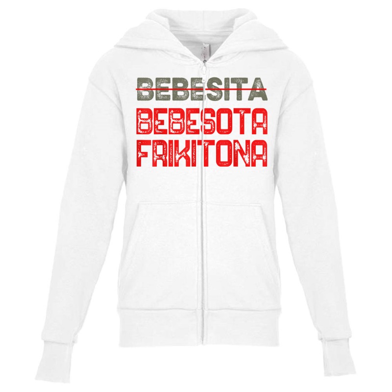 Bebesota Frikitona Latina Retro T Shirt Youth Zipper Hoodie by moneyydopoienlc | Artistshot