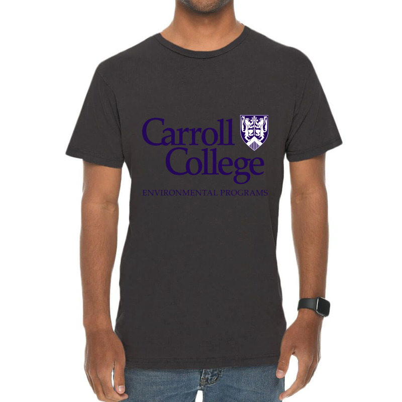 Carroll Montana College Design Vintage T-shirt | Artistshot