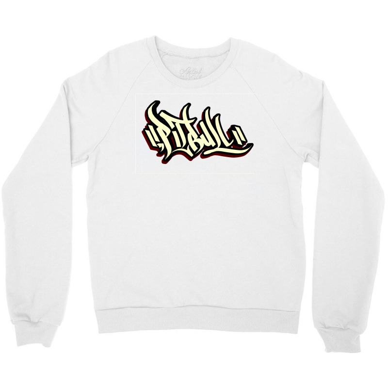 Pitbull Crewneck Sweatshirt | Artistshot