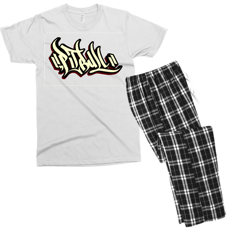 Pitbull Men's T-shirt Pajama Set | Artistshot