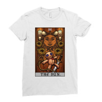 The Sun Tarot Card Halloween Voodoo Doll Pagan Witch Altar T Shirt Ladies Fitted T-shirt | Artistshot