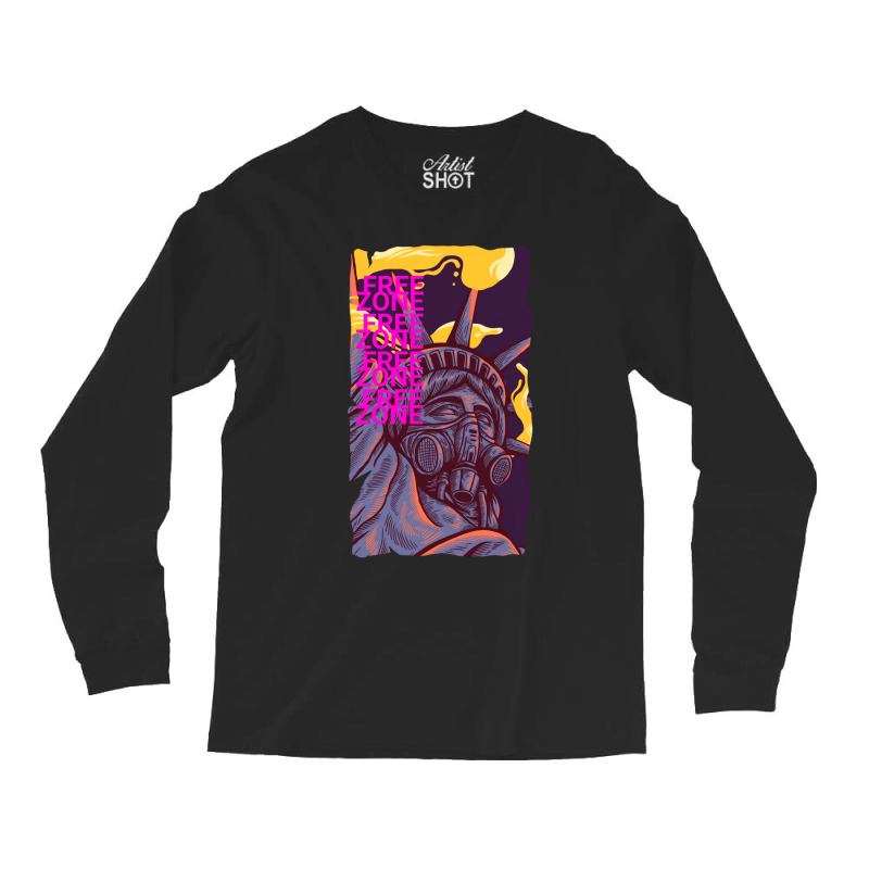 Free Zone Liberty Long Sleeve Shirts by Us-creat | Artistshot