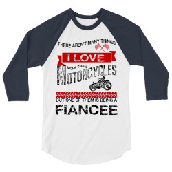 This Fiance Loves Motorcycles 3/4 Sleeve Shirt | Artistshot