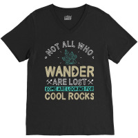 Some Are Looking For Cool Rocks   Geologist Geode Hunter T Shirt V-neck Tee | Artistshot