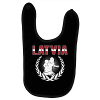 Latvia Table Tennis Fans Jersey Latvian Ping Pong Lovers T Shirt Baby Bibs | Artistshot