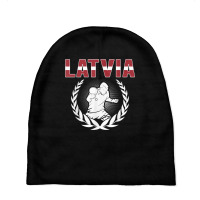 Latvia Table Tennis Fans Jersey Latvian Ping Pong Lovers T Shirt Baby Beanies | Artistshot