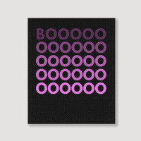 Boo T  Shirt Boooooo. Minimalistic Halloween Design. Simple Halloween Portrait Canvas Print | Artistshot