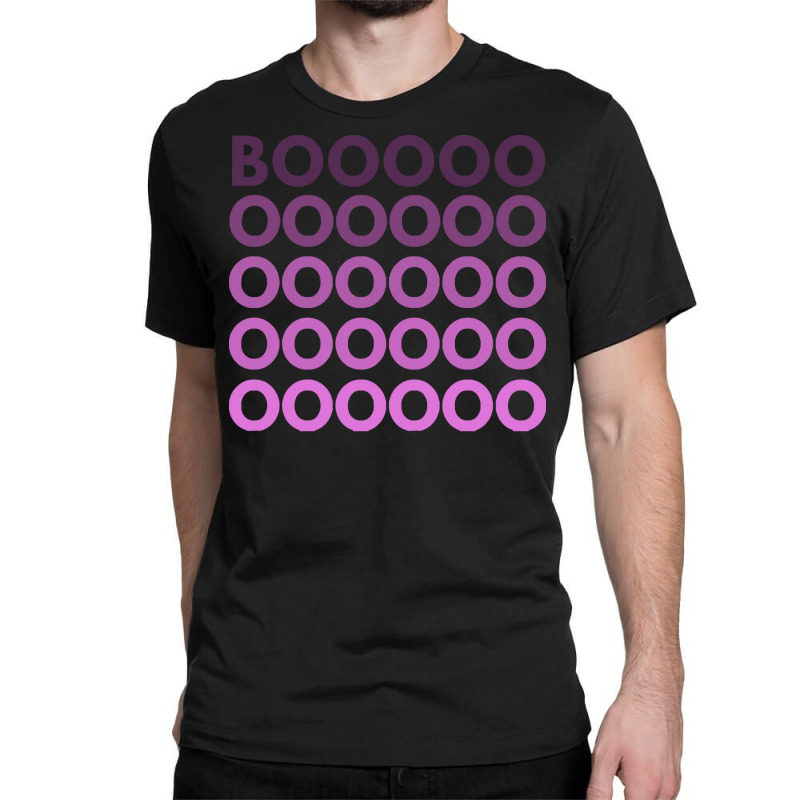 Boo T  Shirt Boooooo. Minimalistic Halloween Design. Simple Halloween Classic T-shirt | Artistshot