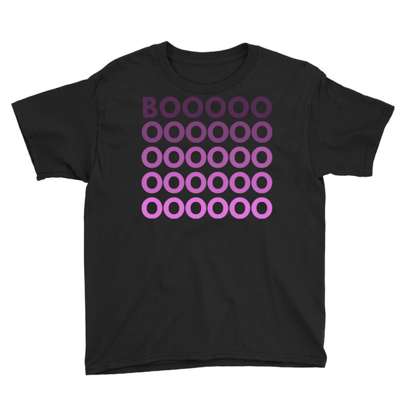 Boo T  Shirt Boooooo. Minimalistic Halloween Design. Simple Halloween Youth Tee | Artistshot