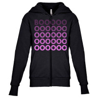 Boo T  Shirt Boooooo. Minimalistic Halloween Design. Simple Halloween Youth Zipper Hoodie | Artistshot