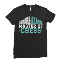 Master Of Chess Sport Grandmaster Board Game Chess Player T Shirt Ladies Fitted T-shirt | Artistshot