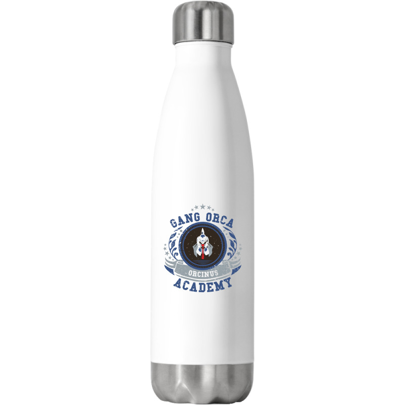 Custom Gang Orca Academy Stainless Steel Water Bottle By Alphareturns12 -  Artistshot