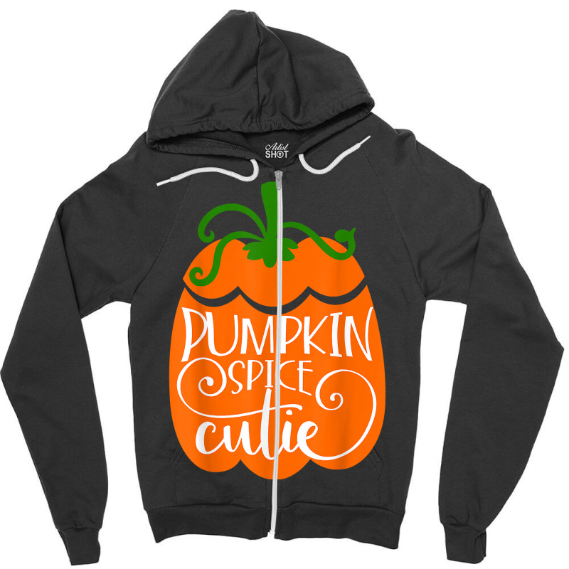 Pumpkin Spice Cutie Delicious Fall Flavor Novelty Item T Shirt Zipper Hoodie by efronpngoick3 | Artistshot