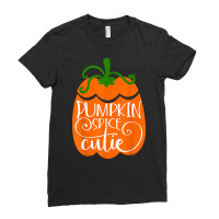 Pumpkin Spice Cutie Delicious Fall Flavor Novelty Item T Shirt Ladies Fitted T-shirt | Artistshot