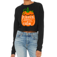 Pumpkin Spice Cutie Delicious Fall Flavor Novelty Item T Shirt Cropped Sweater | Artistshot