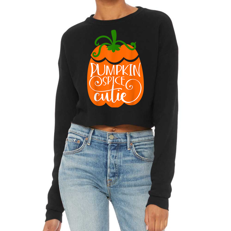 Pumpkin Spice Cutie Delicious Fall Flavor Novelty Item T Shirt Cropped Sweater by efronpngoick3 | Artistshot