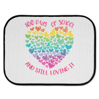 Cute 100 Days Of School And Still Loving It Hearts 100th Day Long Slee Rear Car Mat | Artistshot