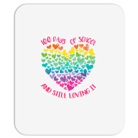 Cute 100 Days Of School And Still Loving It Hearts 100th Day Long Slee Mousepad | Artistshot