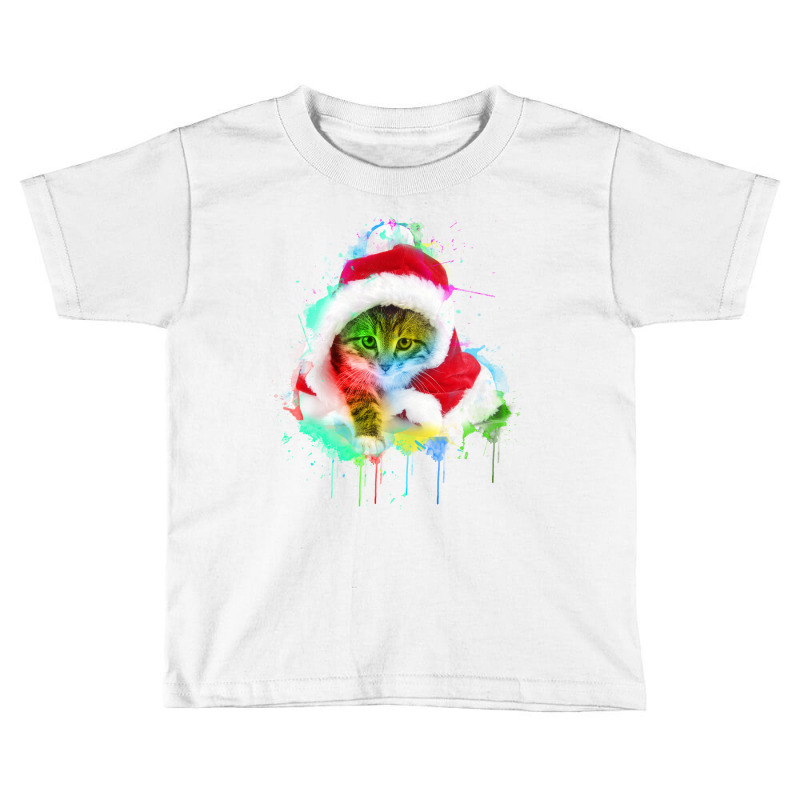 Merry Christmas Cat Toddler T-shirt | Artistshot