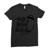 Religious Faith Family Football Mens Funny Ladies Fitted T-shirt | Artistshot