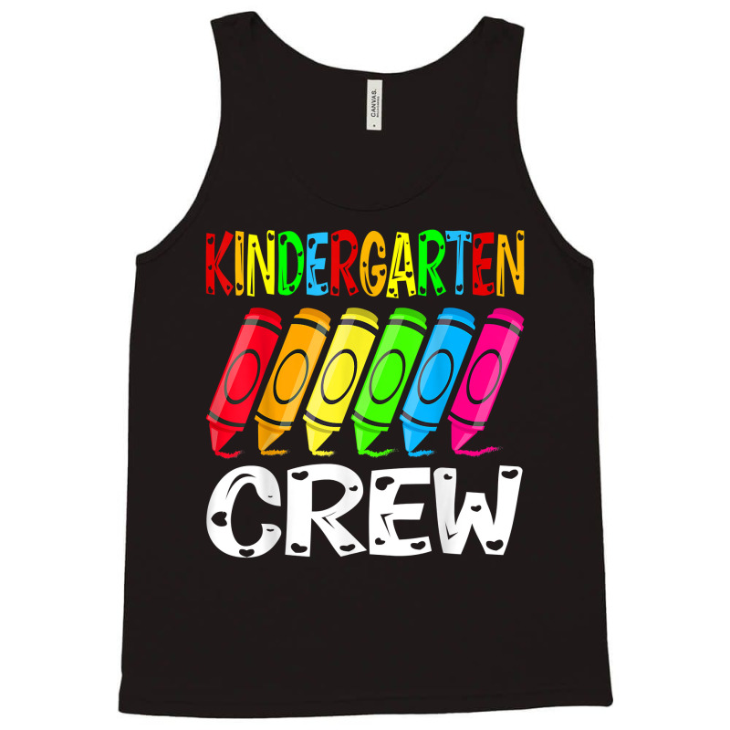 Kindergarten Crew Back To School Crayon Teacher Student T Shirt Tank Top | Artistshot