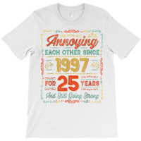 Vintage 25th Anniversary Wedding 25 Years Of Marriage 1997 T Shirt T-shirt | Artistshot