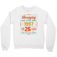 Vintage 25th Anniversary Wedding 25 Years Of Marriage 1997 T Shirt Crewneck Sweatshirt | Artistshot