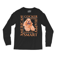 Cocker Spaniel T  Shirt Cocker Spaniel Dog Traits Gift T  Shirt (1) Long Sleeve Shirts | Artistshot