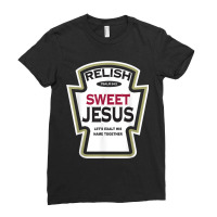 Relish Sweet Jesus Funny Christian Parody Funny Gifts Men Ladies Fitted T-shirt | Artistshot