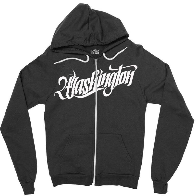 Washington State Zipper Hoodie | Artistshot