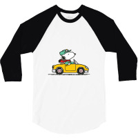 Funny Peanuts Car 3/4 Sleeve Shirt | Artistshot