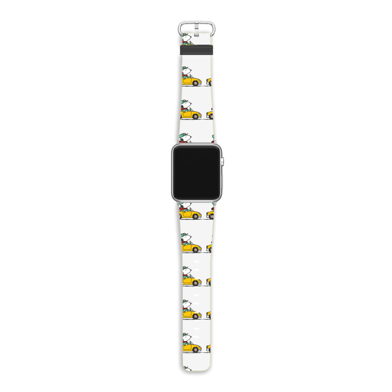 Funny Peanuts Car Apple Watch Band | Artistshot