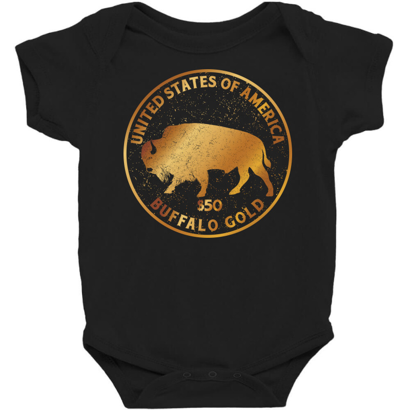 Buffalo Gold Native American - Bison Baby Bodysuit | Artistshot